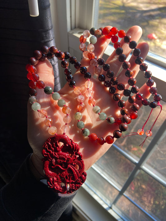 Fire Dragon Mala