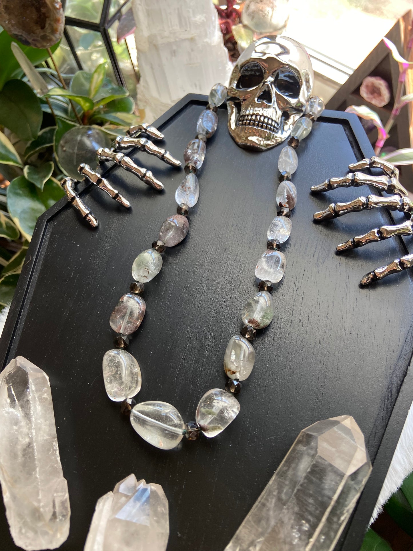 Lodalite statement necklace