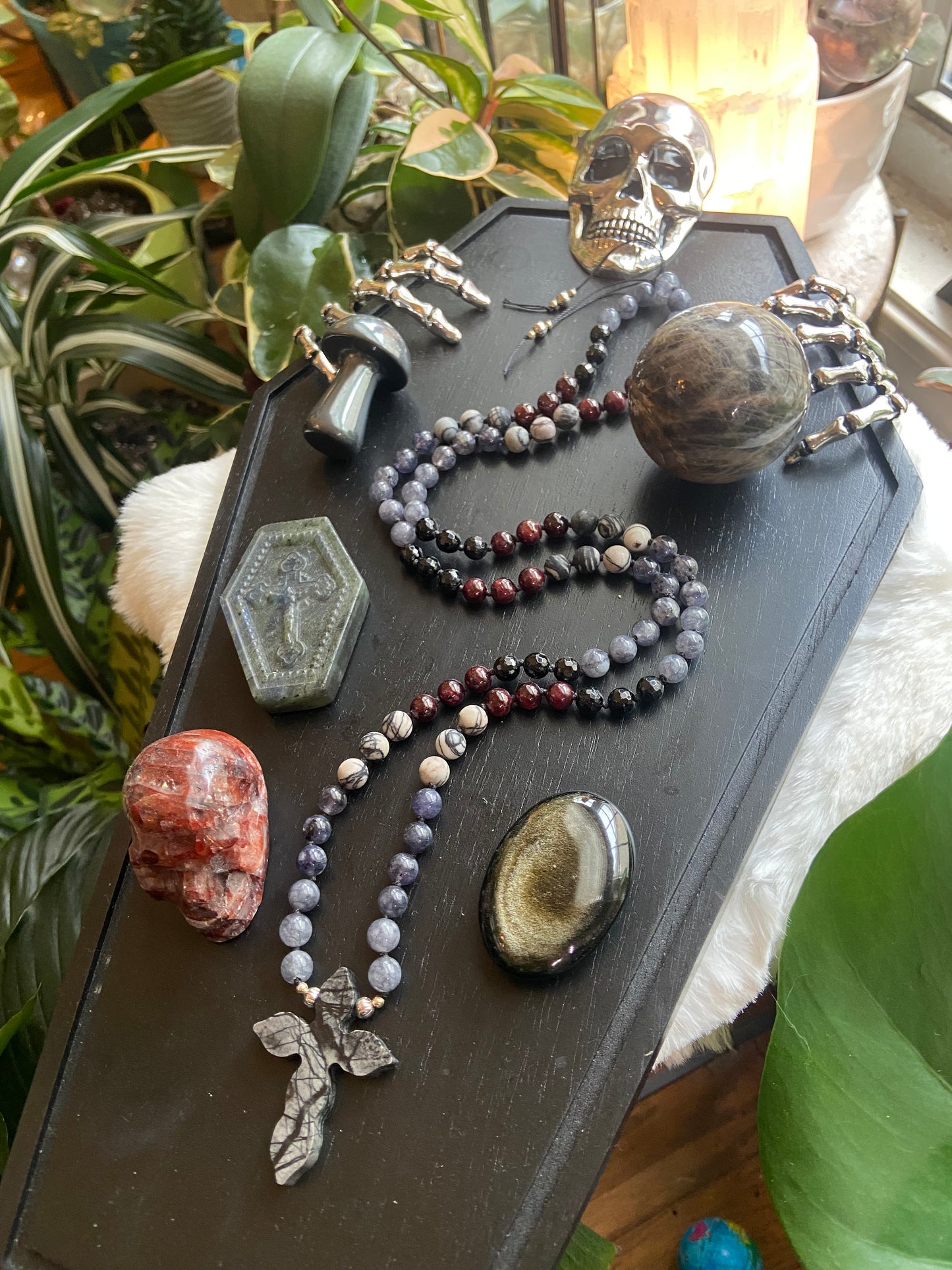 Gothic Cross Mala