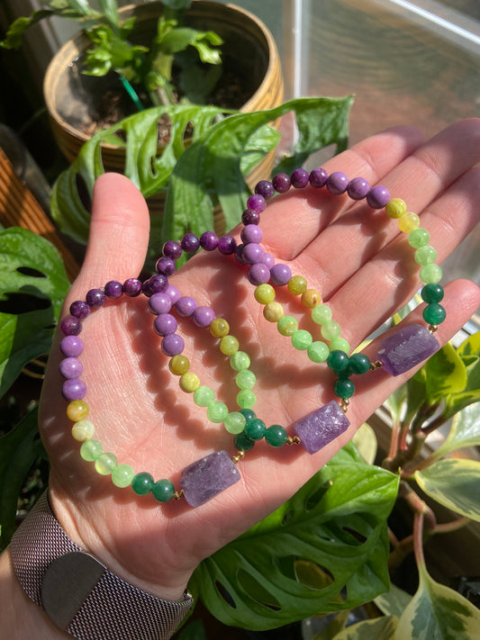 Lush Rainforest Mala bracelet