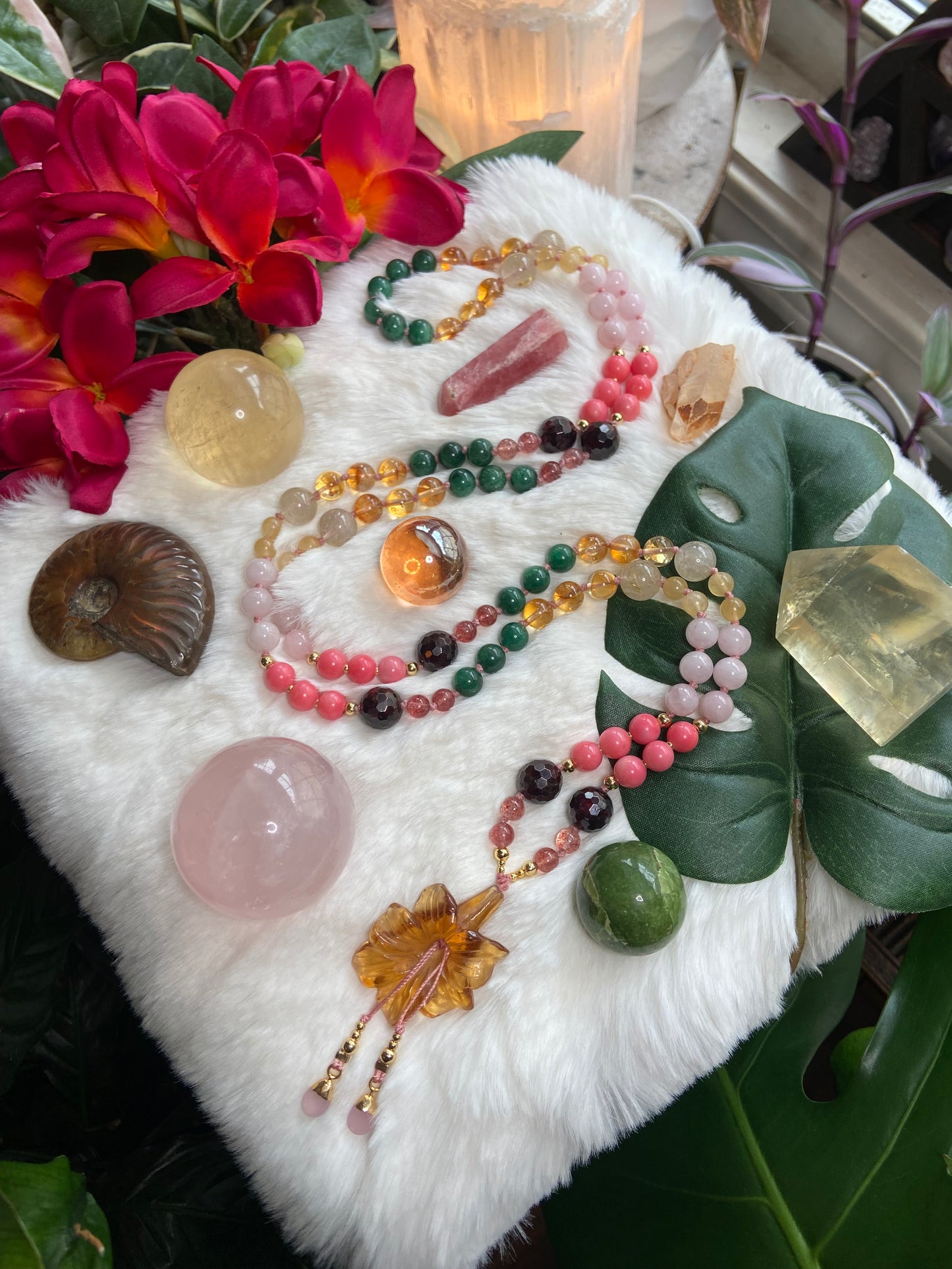 Hibiscus Flower Mala