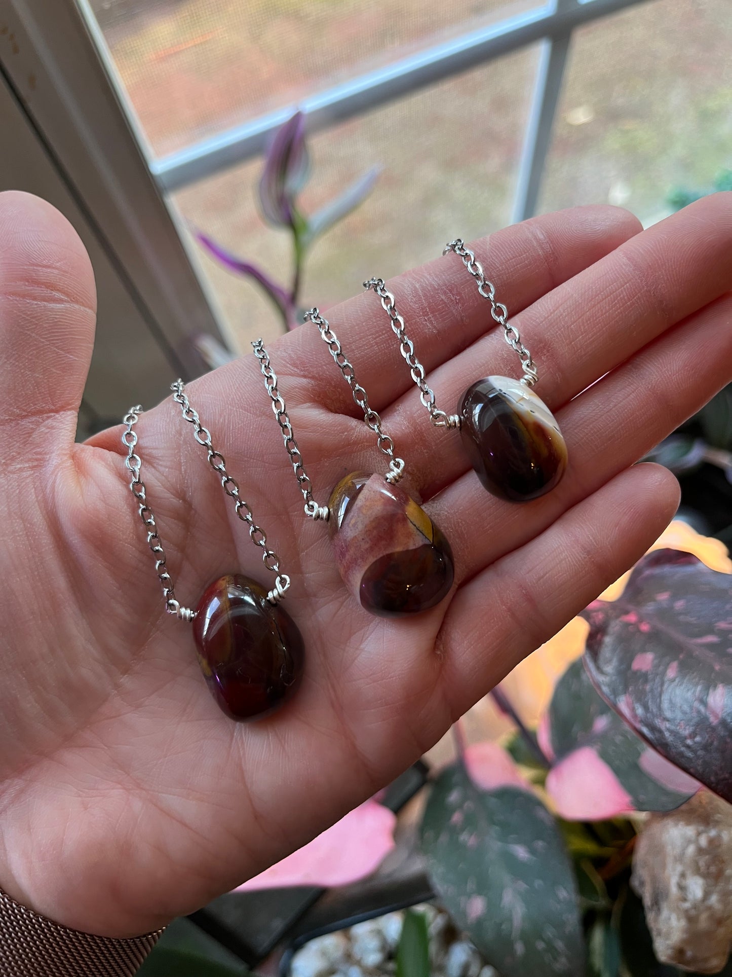 Mookaite necklace