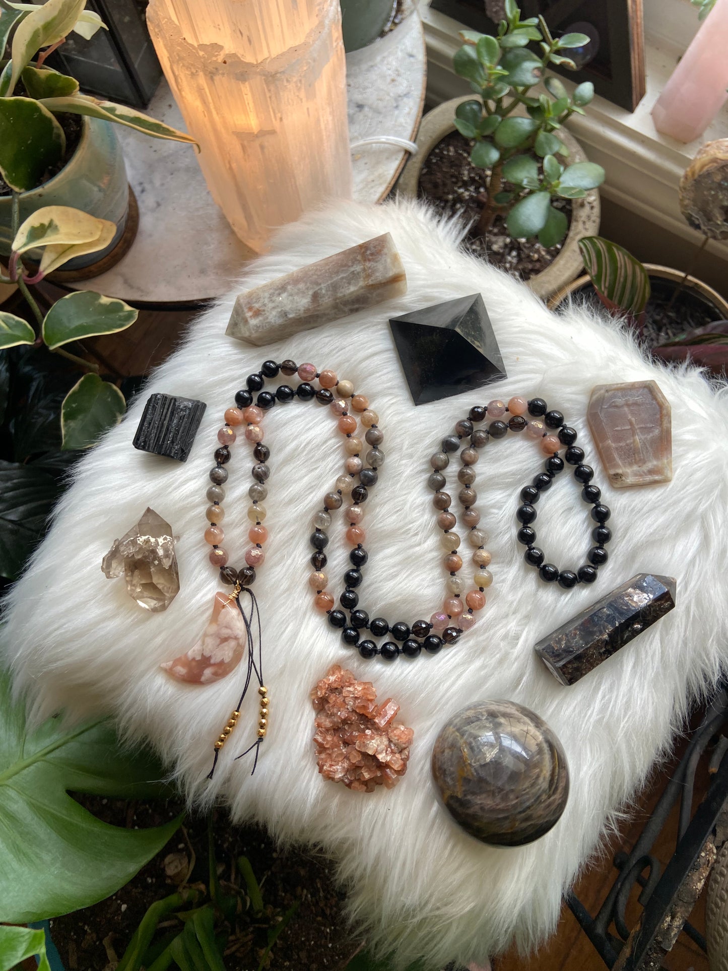 Moonflower Mala necklace