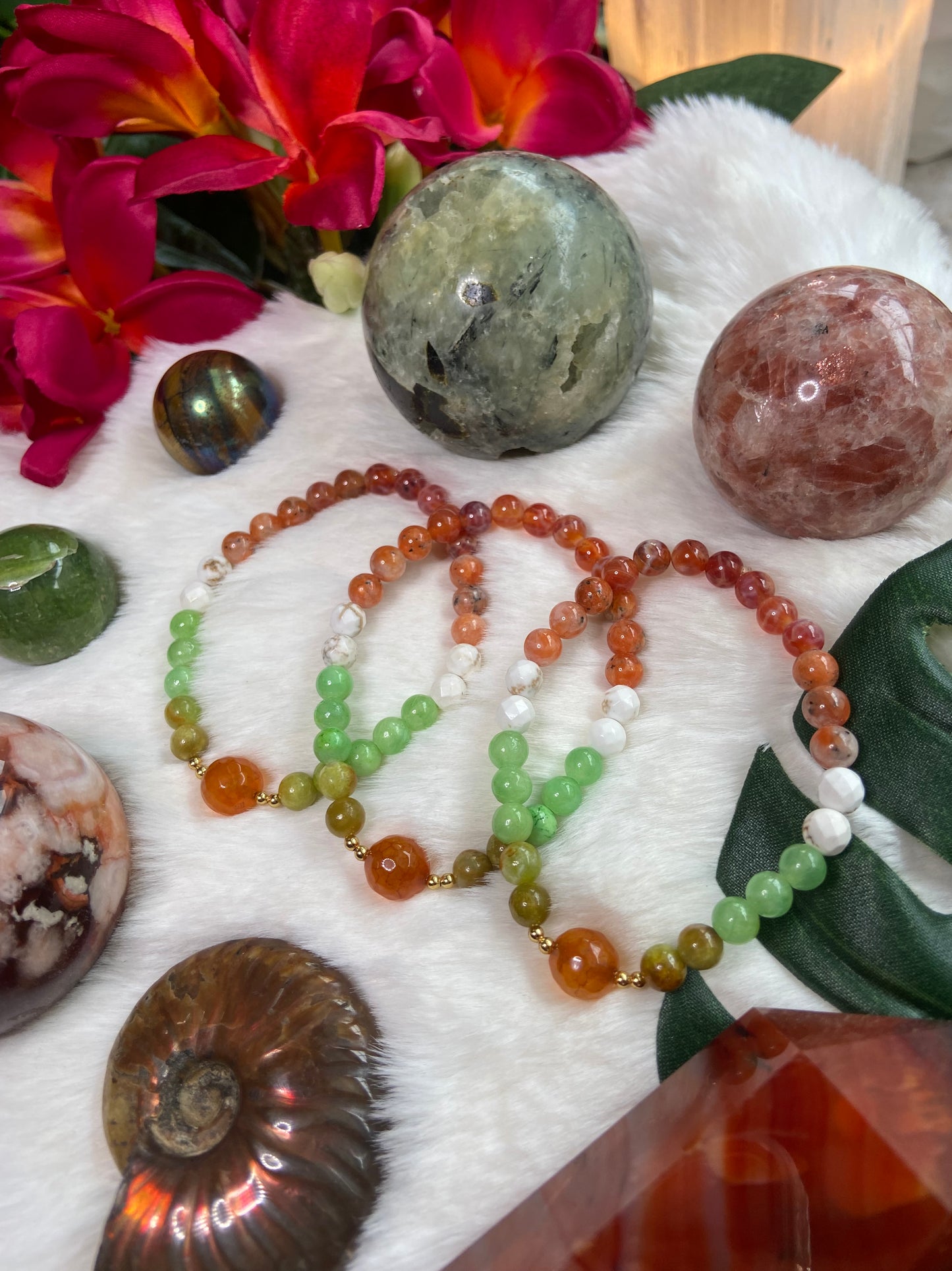 Tree Frog mala bracelet