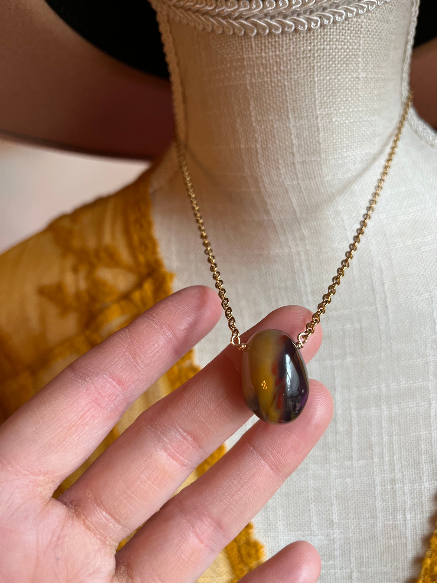 Mookaite necklace