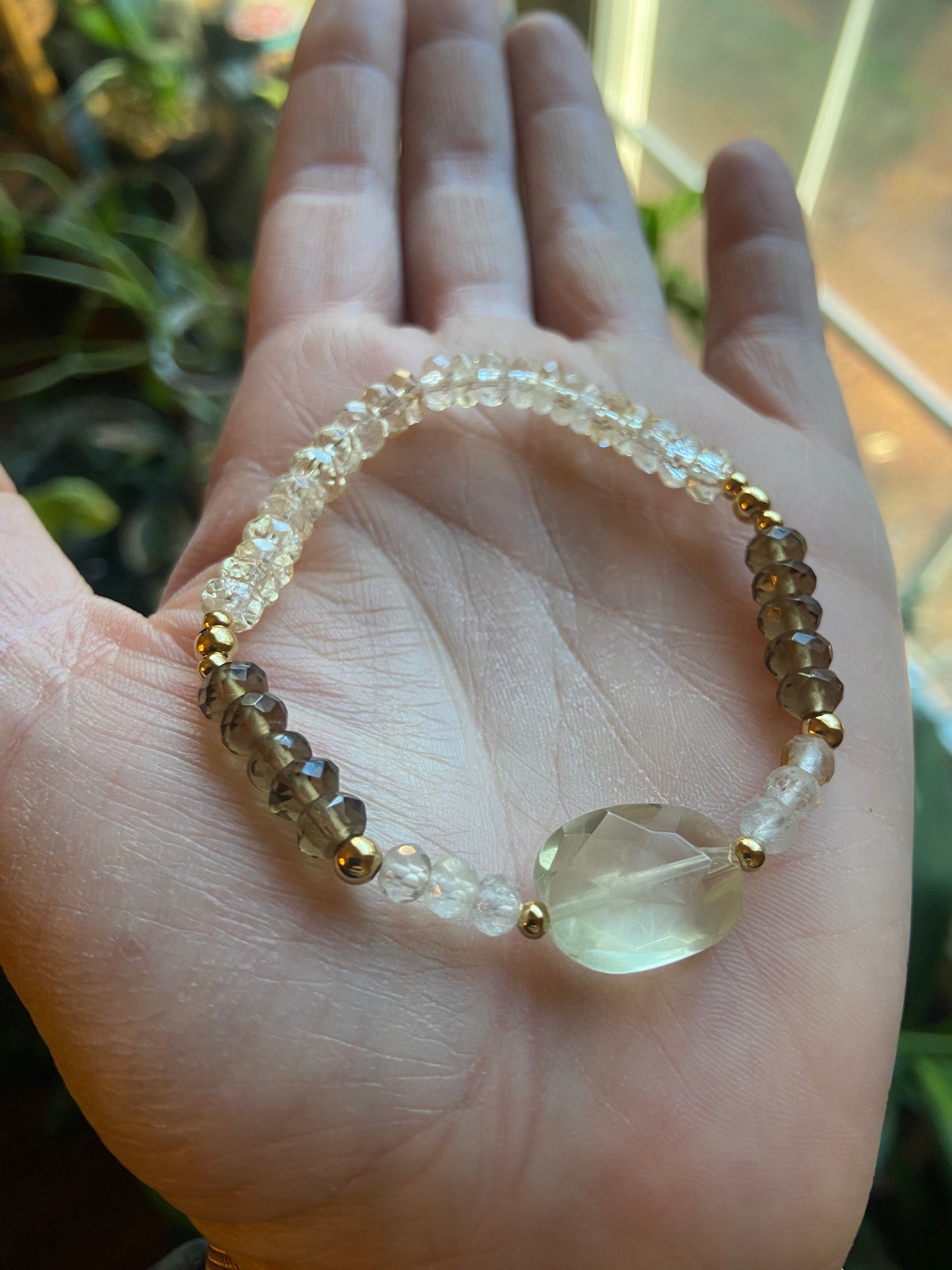Golden Goddess mala bracelet