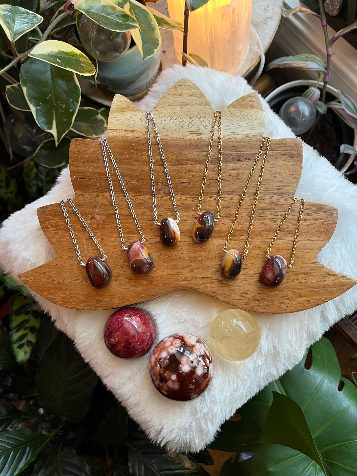 Mookaite necklace